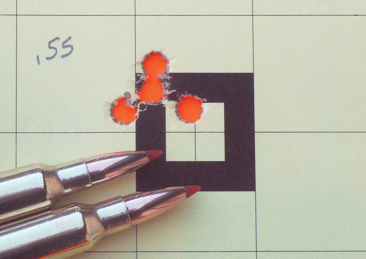 With modern powders and bullets, the 250 Savage can be handloaded to provide varmint rifle accuracy.